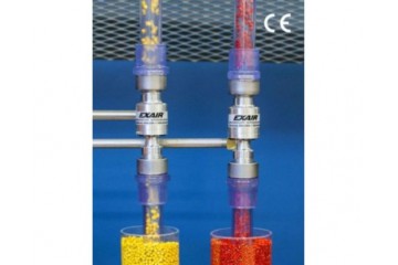 EXAIR不銹鋼牙口氣力輸送器(管式輸送器)將管道變成輸送器 Stainless Steel Threaded Line Vac Turns Pipe Into a Conveyor