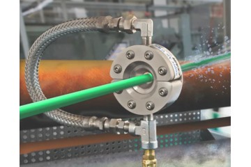EXAIR標準環形風刀(空氣擦拭器)取代鼓風機系統來乾燥塑膠管