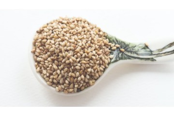 在貝果上添加芝麻前的噴塗應用-霧化噴嘴Adding Sesame Seeds to Bagels