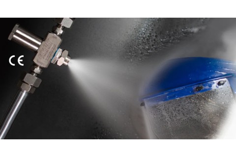 適用於高流量、高黏度液體的外混式空氣霧化噴嘴External Mix Air Atomizing Spray Nozzles For High Flows, High Viscosity