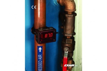 EXAIR 新型壓力傳感數字流量計監控壓力和流量 New Pressure Sensing Digital Flowmeters Monitor Pressure and Flow