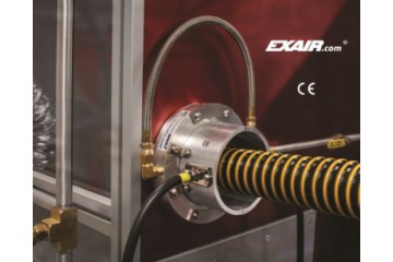 ​使用EXAIR第四代超級離子風擦拭器(離子環形風刀)，可消除軟管，管子和擠壓形狀上的靜電！Eliminate Static on Hose, Tube, and Extruded Shapes w/ EXAIR’s Gen4 Super Ion Air Wipe!