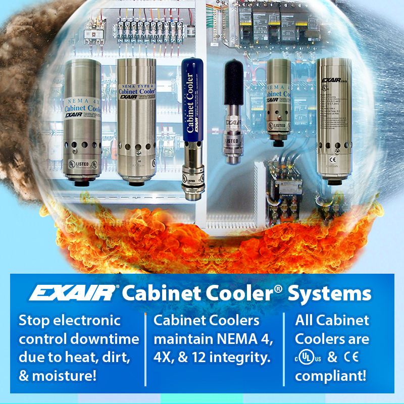 Exair 控制盤冷卻器cabinet Cooler